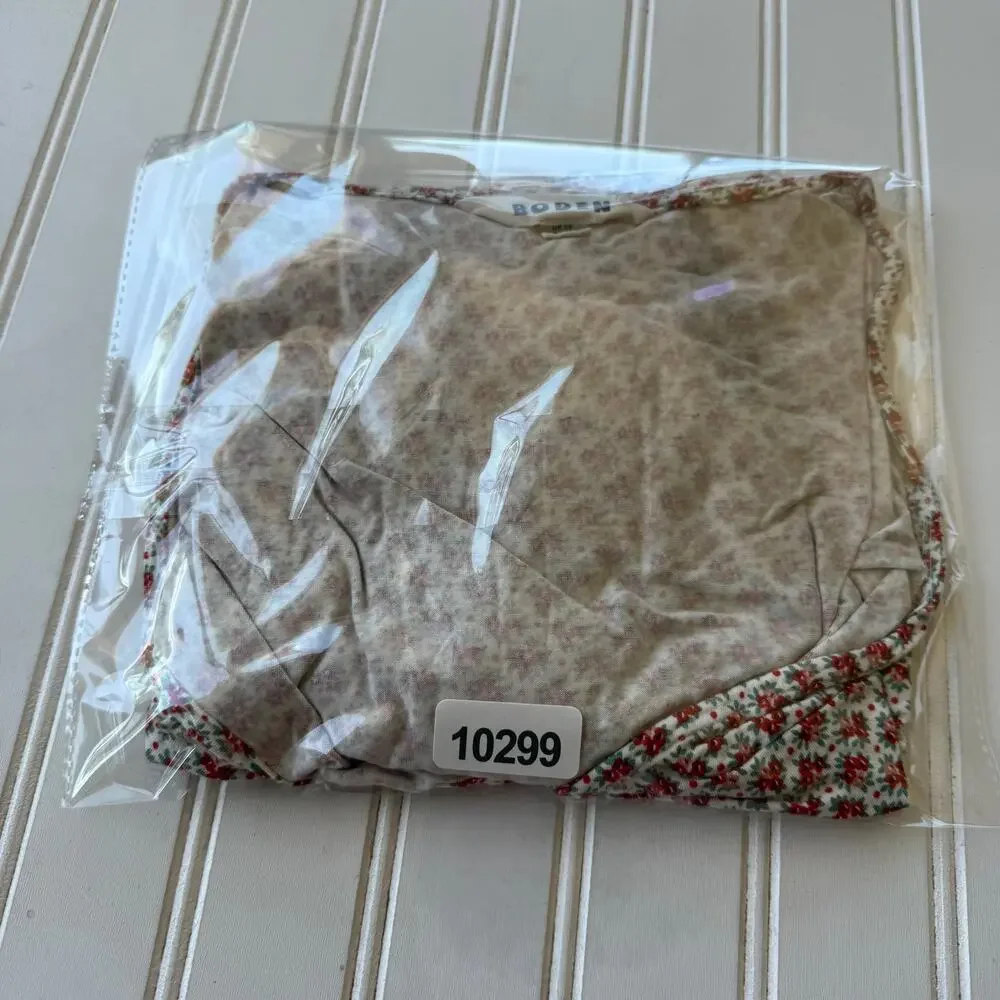 Boden Floral Ruched V-Neck Blouse Size US 20/22 UK 22